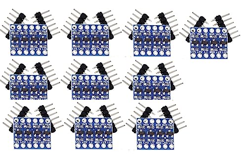 TECNOULAB 10 Stück 4-Kanal IIC I2C Logikpegelwandler bidirektional 5V zu 3,3 V TECNOULAB 10 Stück 4-Kanal IIC I2C Logikpegelwandler bidirektional 5V zu 3,3 V von TECNOULAB