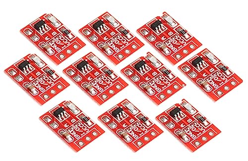 TECNOULAB 10 Stück TTP223 Taktiles Schlüsselschalter-Sensormodul Kapazitive Touch-Drucktastenschalter von TECNOULAB