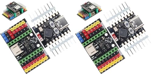 TECNOULAB 2 Sätze ESP32-C3 Entwicklungsboard und Erweiterungsboard ESP32 Supermini WiFi BT von TECNOULAB