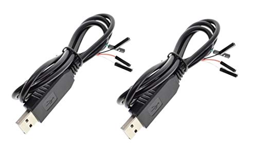 TECNOULAB 2 Stück 4-Pin PL2303 USB zu UART TTL Modul RS232 Seriell Kabel 4-Pin PL2303HX TECNOULAB 2 Stück 4-Pin PL2303 USB zu UART TTL Modul RS232 Seriell Kabel 4-Pin PL2303HX von TECNOULAB