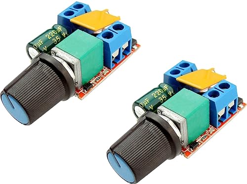 TECNOULAB 2 Stück 5A PWM Max 90W DC Motor Drehzahlregler 3V-35V LED Dimmer Schalter TECNOULAB 2 Stück 5A PWM Max 90W DC Motor Drehzahlregler 3V-35V LED Dimmer Schalter von TECNOULAB