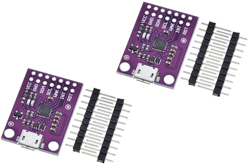 TECNOULAB 2 Stück CP2112 Debug Board, USB zu I2C IIC Kommunikationsmodul, MicroUSB 2112 für CCS811 von TECNOULAB