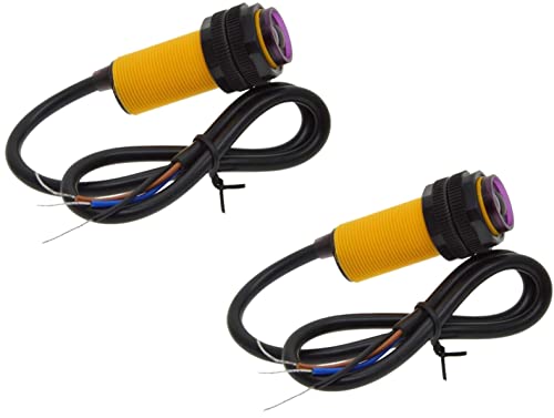 TECNOULAB 2 Stück E18-D80NK Infrarot-Hindernisvermeidungs-Lichtschranken-Näherungsschalter von TECNOULAB