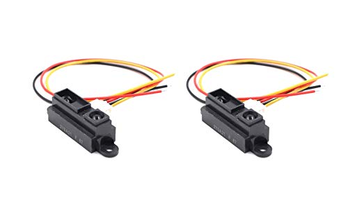 TECNOULAB 2 Stück GP2Y0A21YK0F IR-Sensor zur Messung des Erkennungsabstandssensors 10 bis 80 cm mit Kabel TECNOULAB 2 Stück GP2Y0A21YK0F IR-Sensor zur Messung des Erkennungsabstandssensors 10 bis 80 cm mit Kabel von TECNOULAB