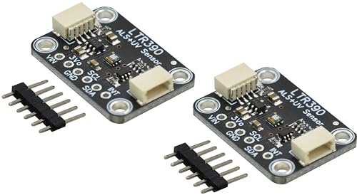 TECNOULAB 2 Stück Gravity LTR390 UV-Lichtsensor von 280 nm bis 430 nm, kompatibel mit I2C UART 3,3 V oder 5 V TECNOULAB 2 Stück Gravity LTR390 UV-Lichtsensor von 280 nm bis 430 nm, kompatibel mit I2C UART 3,3 V oder 5 V von TECNOULAB