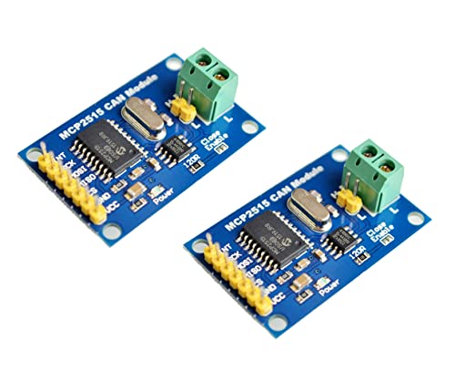 TECNOULAB 2 Stück MCP2515 CAN-Bus-Modul TJA1050 SPI-Empfängermodul von TECNOULAB