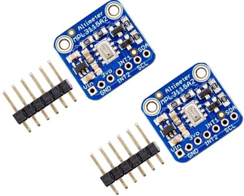 TECNOULAB 2 Stück MPL3115A2 IIC I2C Modul Temperatur-Druck-Höhen-Sensor intelligent V2.0 von TECNOULAB