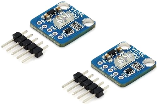 TECNOULAB 2 Stück VEML7700 Umgebungslichtsensormodul, 120k Lux Lichtmesssensorplatine von TECNOULAB