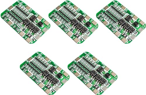 TECNOULAB 5 Stück BMS PCB Schutzplatine 6S 15A 24V für 18650 Li-Ion Akku von TECNOULAB