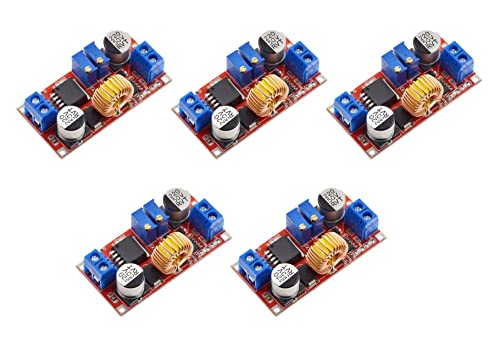 TECNOULAB 5 Stück 5 A Max XL4015 DC zu DC CC CV Step-Down Lithium-Batterie-Ladegerät-Konverter TECNOULAB 5 Stück 5 A Max XL4015 DC zu DC CC CV Step-Down Lithium-Batterie-Ladegerät-Konverter von TECNOULAB