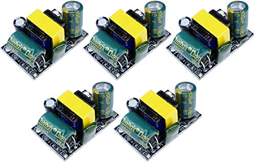 TECNOULAB 5 Stück AC-DC Step Down Power Module 5V 700mA AC 220V bis 5V DC 3,5W von TECNOULAB