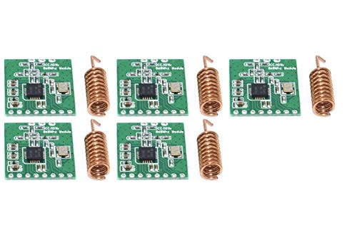 5 Stück CC1101 Funkmodul 868 MHz Fernübertragung mit Antenne 5 Stück CC1101 Funkmodul 868 MHz Fernübertragung mit Antenne von TECNOULAB