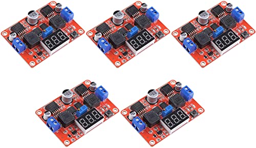 TECNOULAB 5 Stück DC-DC Step Down Buck Boost Converter mit Digitalanzeige LM2577S LM2596S TECNOULAB 5 Stück DC-DC Step Down Buck Boost Converter mit Digitalanzeige LM2577S LM2596S von TECNOULAB