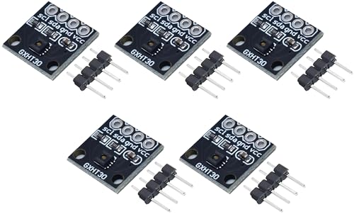 TECNOULAB 5 Stück GXHT30 Mikrocontroller Temperatur- und Feuchtigkeitssensormodul IIC I2C Breakout TECNOULAB 5 Stück GXHT30 Mikrocontroller Temperatur- und Feuchtigkeitssensormodul IIC I2C Breakout von TECNOULAB
