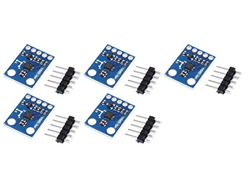 TECNOULAB 5 Stück GY-273 QMC5883L HMC5883L Dreiachsen-Kompass-Magnetometer-Sensor von TECNOULAB