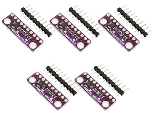 TECNOULAB 5 Stück I2C ADS1115 16 Bit 16 Bit ADC 4 Kanal Verstärkungsverstärkermodul von TECNOULAB