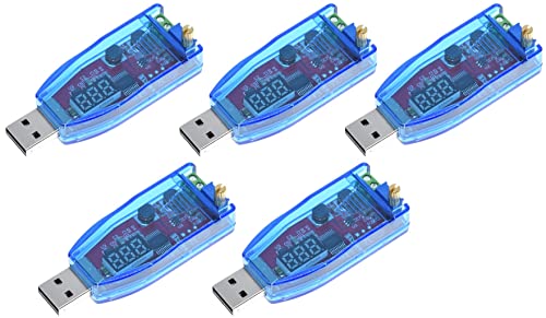 TECNOULAB 5 Stück USB Potentiometer Step Down Buck-Boost Konverter 5V DC-DC zu 1-24V LED TECNOULAB 5 Stück USB Potentiometer Step Down Buck-Boost Konverter 5V DC-DC zu 1-24V LED von TECNOULAB