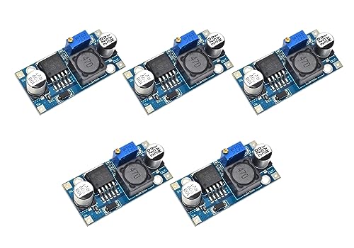 TECNOULAB 5 Stück LM2596 LM2596S DC-DC Einstellbarer Spannungsregler Step-Down Netzteil von TECNOULAB