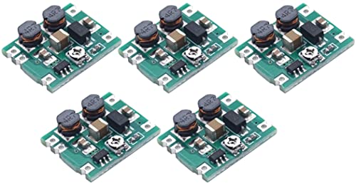 TECNOULAB 5 Stück Miniatur-Buck-Boost-Automatik-Spannungsreglermodul DC 3–15 V bis 1–15 V von TECNOULAB