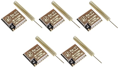 TECNOULAB 5 Stück Ra-01 LoRa SX1278 433 MHz Ra01 Spread Spectrum drahtloses Übertragungsmodul TECNOULAB 5 Stück Ra-01 LoRa SX1278 433 MHz Ra01 Spread Spectrum drahtloses Übertragungsmodul von TECNOULAB