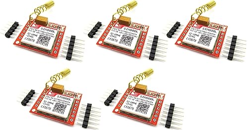 TECNOULAB 5 Stück SIM800L GSM GPRS Modul Antennen PCB Board Quadband von TECNOULAB