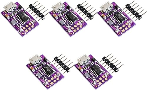 TECNOULAB 5 Stück Tiny AVR ISP ATtiny44 ATTiny45 ATTiny85 USBTinyISP Programmierer 5V Micro USB TECNOULAB 5 Stück Tiny AVR ISP ATtiny44 ATTiny45 ATTiny85 USBTinyISP Programmierer 5V Micro USB von TECNOULAB