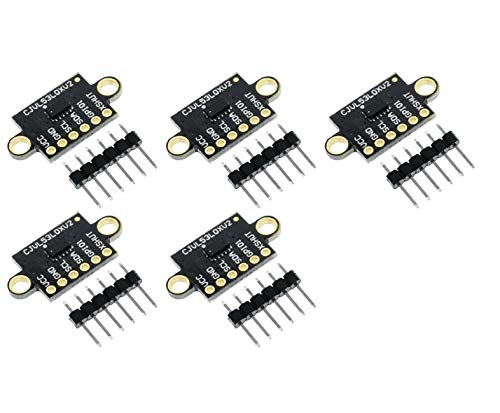 TECNOULAB 5 Stück VL53L0X Flugzeit-ToF-Laser-Abstandssensor 940 nm GY-VL53L0XV2 von TECNOULAB