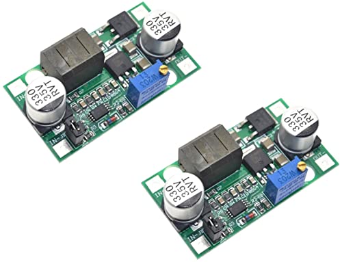 TECNOULAB 2 Stück DC-DC Boost 3A 30W Einstellbarer Step-Down-Stromrichter über LM2577 von TECNOULAB