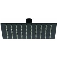 Tecom - Matt schwarzer quadratischer Modellduschkopf lsnr matt-schwarz - q 250 x 250 von TECOM