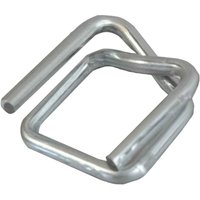 Tecplast - 1000 Stück Schnallen für 16 mm Umreifungsband - Qualität pro bc - Selbstsichernde Schnallen aus verzinktem Stahl von TECPLAST