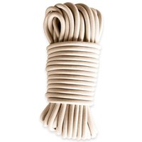 Elastisches Gummiseil Elfenbein 40 Meter - Qualität PRO TECPLAST 9SW - Spannseil für Planen mit einem Durchmesser von 9 mm von TECPLAST