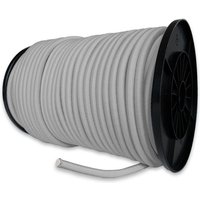 Tecplast - Elastisches Gummiseil Grau 100 Meter - Qualität pro 9SW - Spannseil für Planen mit einem Durchmesser von 9 mm von TECPLAST