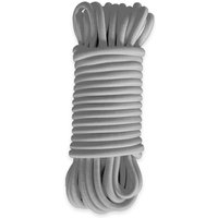 Tecplast - Elastisches Gummiseil Grau 15 Meter - Qualität pro 9SW - Spannseil für Planen mit einem Durchmesser von 9 mm von TECPLAST
