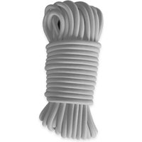 Tecplast - Elastisches Gummiseil Grau 20 Meter - Qualität pro 9SW - Spannseil für Planen mit einem Durchmesser von 9 mm von TECPLAST