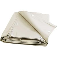 Elfenbeine Pergola-Plane 2,5x3,5 m Sonnenschutz - 15 Jahre Garantie TECPLAST - XP680M2PR - Wasserdichte Pergola-Plane - Made in France. von TECPLAST