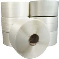 Los von 7 Umreifungsbänder Draht zu Draht 16 mm x 850 m enthält 1 gratis - Hochfestes Umreifungsband 450kg Tecplast LFF1 von TECPLAST