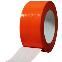 Orangefarbenes Gewebe-Klebeband - Klebeband 50 mm x 33 m Tecplast zum Befestigen von Planen, Drähten und Kabeln von TECPLAST