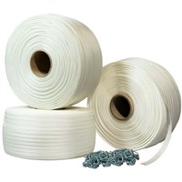 Tecplast - Pack 3 Umreifungsbander Geflochtenes 13 mm x 1100 m + 500 gratis Schnallen - Textilband Widerstand 350kg PFT3 von TECPLAST