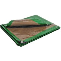 Tecplast - Pergola-Abdeckung, 2 x 3 m, Grün und Braun – HQ250PR – Hochleistung – Wasserdichte Pergola-Plane oder Laube für Terrasse von TECPLAST