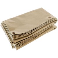 Pergola-Plane Dunkelbeige 2,5x3 m - 5 Jahre Garantie TECPLAST - LP506PR - Wasserdichte Plane für Pergola oder Gartenlaube aus PVC für die Terrasse von TECPLAST