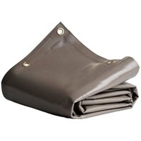 Pergola-Plane Taupe 4x6 m - 8 Jahre Garantie Tecplast LP640PR - Wasserdichte pvc Plane für Pergola oder Gartenlaube von TECPLAST