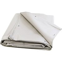 Pergola-Plane Weiß 2x3 m - 10 Jahre Garantie Tecplast XP640PR - Wasserdichte Plane für Pergola oder Laube für Terrasse - Made in France von TECPLAST