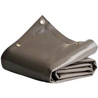 Schutzplane 4x5 m Taupe - 8 Jahre Garantie Tecplast LP640MU - Wasserdichte PVC-Plane - UV-beständige Widerstandsfähigkeit Schutzplane 4x5 m Taupe - 8 Jahre Garantie Tecplast LP640MU - Wasserdichte PVC-Plane - UV-beständige Widerstandsfähigkeit von TECPLAST