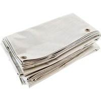 Tecplast - Sichtschutzplane Cremeweiss 3x6 m - 5 Jahre Garantie LP506BV - Wind- und Sichtschutz aus pvc - Garten-Sichtschut von TECPLAST