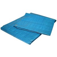 Tecplast - Baustellenplane 4x5 m EC80CH - Blau - Preisgünstig - Schutzplane für Innenarbeiten - Staubabweisend von TECPLAST