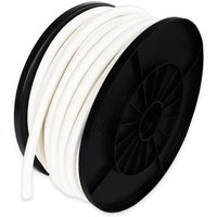 Tecplast - Elastisches Gummiseil Weiß 25 Meter - Qualität pro 9SW - Spannseil für Planen mit einem Durchmesser von 9 mm von TECPLAST