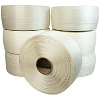 Los von 7 Umreifungsbander Geflochtenes 16 mm x 850 m enthält 1 gratis - Hochfestes Umreifungsband 450kg Tecplast LFT1 von TECPLAST