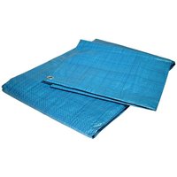 Tecplast - Schutzplane für Malerarbeiten 8x12 m 80 pe - Blau - Preisgünstig - Schutzplane für Böden und Möbel von TECPLAST