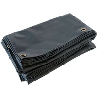 Sichtschutzplane Anthrazitgrau 2x3 m - 5 Jahre Garantie Tecplast LP506BV - Wind- und Sichtschutz aus pvc - Garten-Sichtschut von TECPLAST