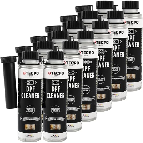 TECPO 12x Partikelfilter Reiniger Diesel DPF, 300ml DPF Diesel Reiniger Additiv Zusatz Kraftstoffzusatz Dieselpartikelfilter Reiniger Dieselkraftstoffadditiv (12er-Pack) TECPO 12x Partikelfilter Reiniger Diesel DPF, 300ml DPF Diesel Reiniger Additiv Zusatz Kraftstoffzusatz Dieselpartikelfilter Reiniger Dieselkraftstoffadditiv (12er-Pack) von TECPO